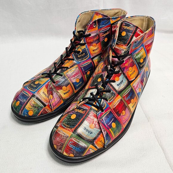 ICON Shoes - Icon Shoes Andy Warhol Campbell's Soup Cans 50th Anniversary Unisex Size M6 - W8